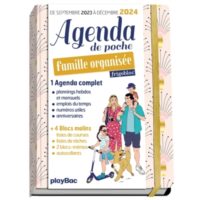 Agenda de poche 2024 de la famille organisée