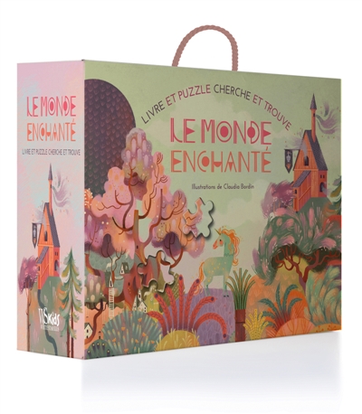 Le monde enchanté : puzzle - livre - cherche et trouve